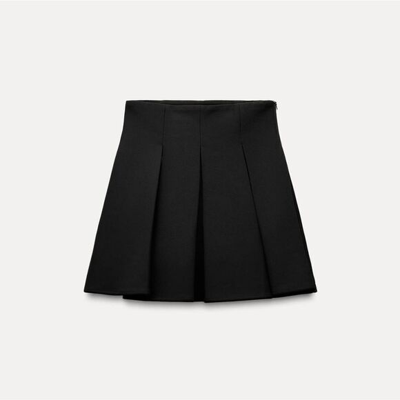 NWT Black ZARA MINI GODETSβSKIRT - Picture 6 of 10